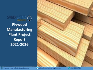 Plywood Manufacturing Plant Project Report 2021-2026 PDF | Syndicated Analytics