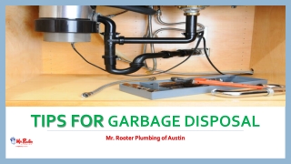 Know Why Your Garbage Disposal Leaking – Mr. Rooter