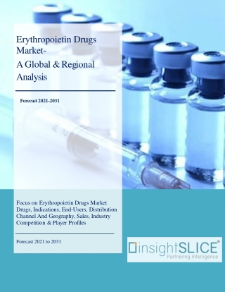 Erythropoietin Drugs Market Share, Trends, Analysis and Forecasts, 2021-2031