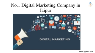 No.1 Digital Marketing Company in Jaipur