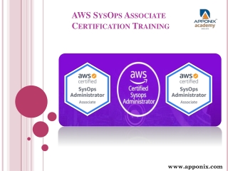 AWS SysOps Associate Certification Training