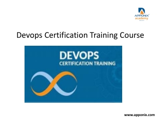 Devops Certification Training Course