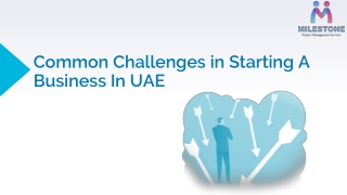 Common Challenges in Starting A Business In UAE