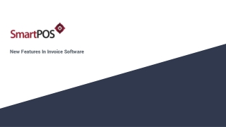 New Features In Invoice Software