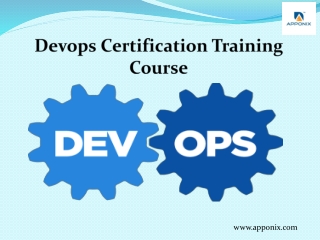 Devops Certification Training Course