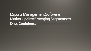 ESports Management Software