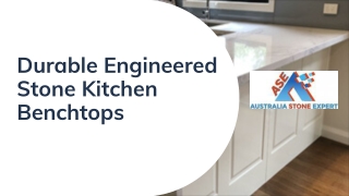 Durable Engineered Stone Kitchen Benchtops