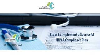 Steps to Implement a Successful HIPAA Compliance Plan