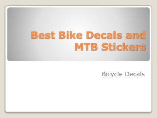 MTB Decals & Stickers | Buy Now at Bicycle Decals
