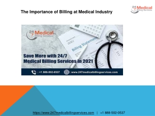 The Importance of Billing at Medical Industry