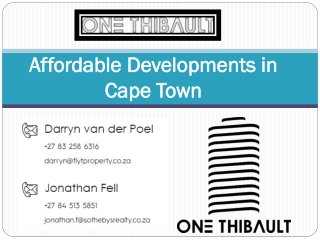 Affordable Developments in Cape Town