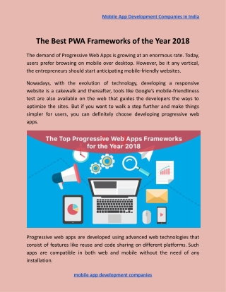 The Best PWA Frameworks of the Year 2018