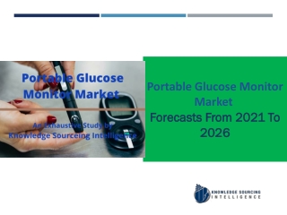 Portable Glucose Monitor Market worth  US$1.671 billion in 2019