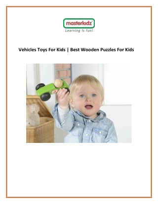 Vehicles Toys For Kids | Best Wooden Puzzles For Kids