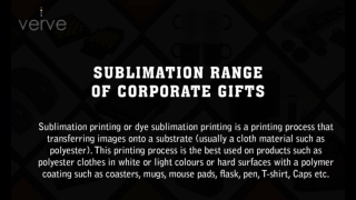 Sublimation Range of Corporare Gifts | Executive Corporate Gifts