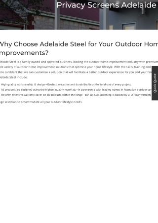 Custom carports Adelaide