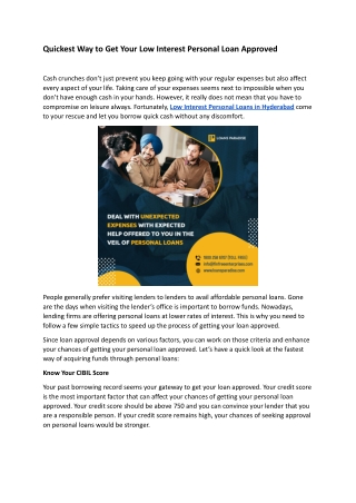 Quickest Way to Get Your Low Interest Personal Loan Approved.docx