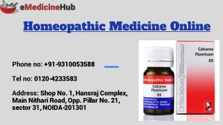 Online Homeopathic Medicine Store Near Me