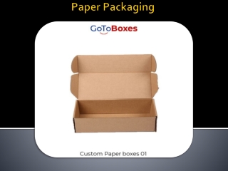 Custom Paper Packaging