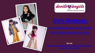 Guide to Choosing Party Wear Dresses For Girls