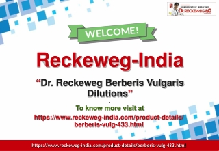 Dr. Reckeweg Berberis Vulgaris Dilutions