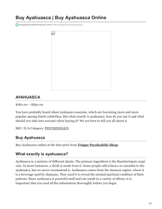 Ayahuasca