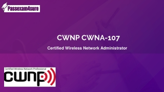 CWNP CWNA-107 Dumps | Shortest Way To Success | {2021}