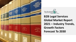 Global B2B Legal Services Market Competitive Strategies And Forecasts To 2030