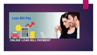 online loan bill payment