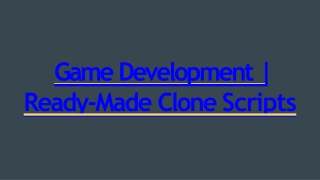 Best Readymade Games Development - DOD IT Solutions