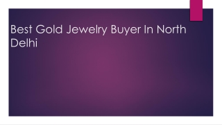 Best Gold Jewelry Buyer In North Delhi d