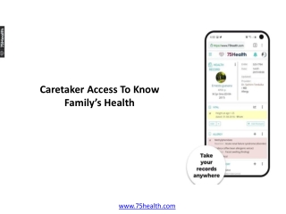 How Can a Caretaker Check Family’s Health in My Health Records