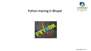 Python training in Bhopal