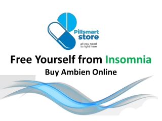 Free Yourself from Insomnia Buy Ambien Online