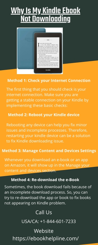 Solve Kindle Ebook Not Downloading Issue