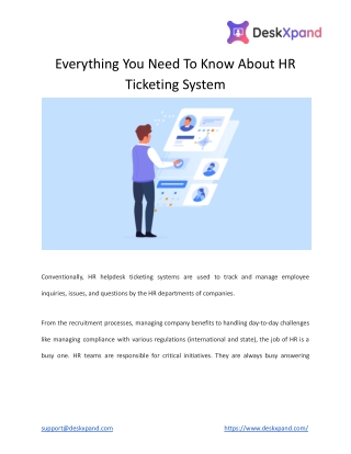Everything You Need To Know About HR Ticketing System