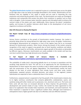 Biostimulants Market
