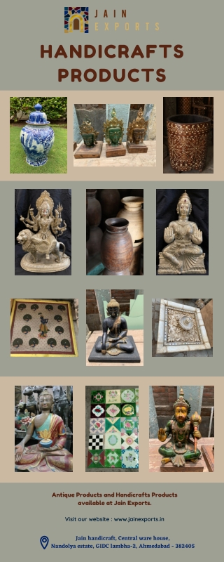 Handicraft products available at Jain Exports