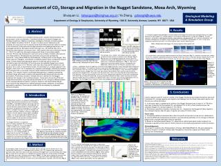 Assessment of CO 2 Storage and Migration in the Nugget Sandstone, Moxa Arch, Wyoming