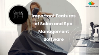Important Features of Salon and Spa Management Software