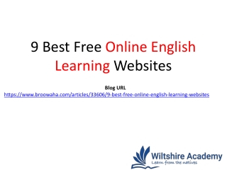 9 Best Free Online English Learning Websites