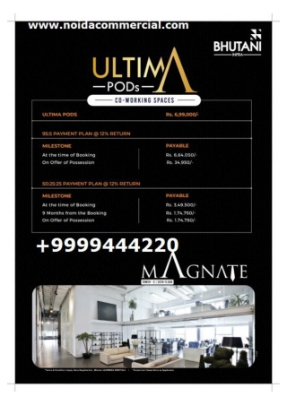 Ultima Pods Bhutani, Ultima Pods Noida, Bhutani Ultima Pods Price List