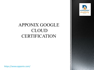 apponix google could presentation