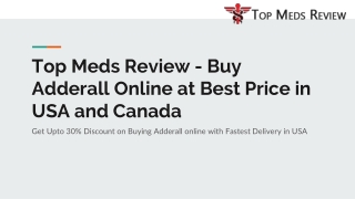 Top Meds Review - Buy Adderall