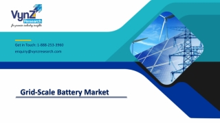 Global Grid-Scale Battery Market to Witness 31.8% CAGR During 2018 – 2024