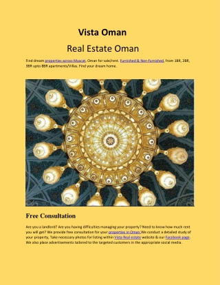 Real Estate Oman