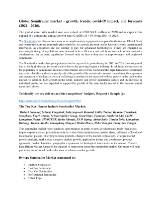Global Semitrailer market