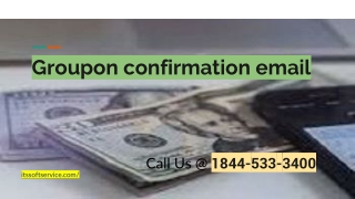 Groupon confirmation email