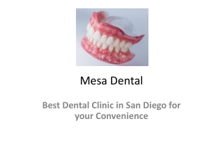 Mesa Dental Family and Cosmetic Dentistry