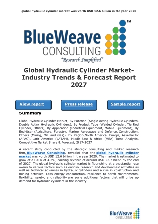 Global Hydraulic Cylinder Market